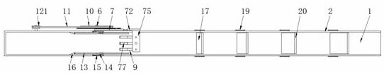 Interval type ball and column piece conveying and sorting channel device for industrial production