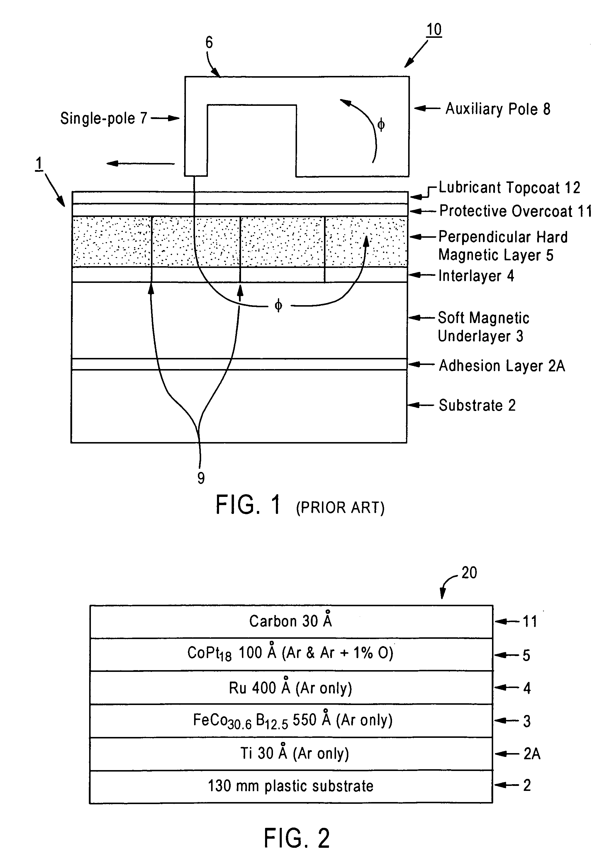 High coercivity perpendicular magnetic recording media on polymer substrates