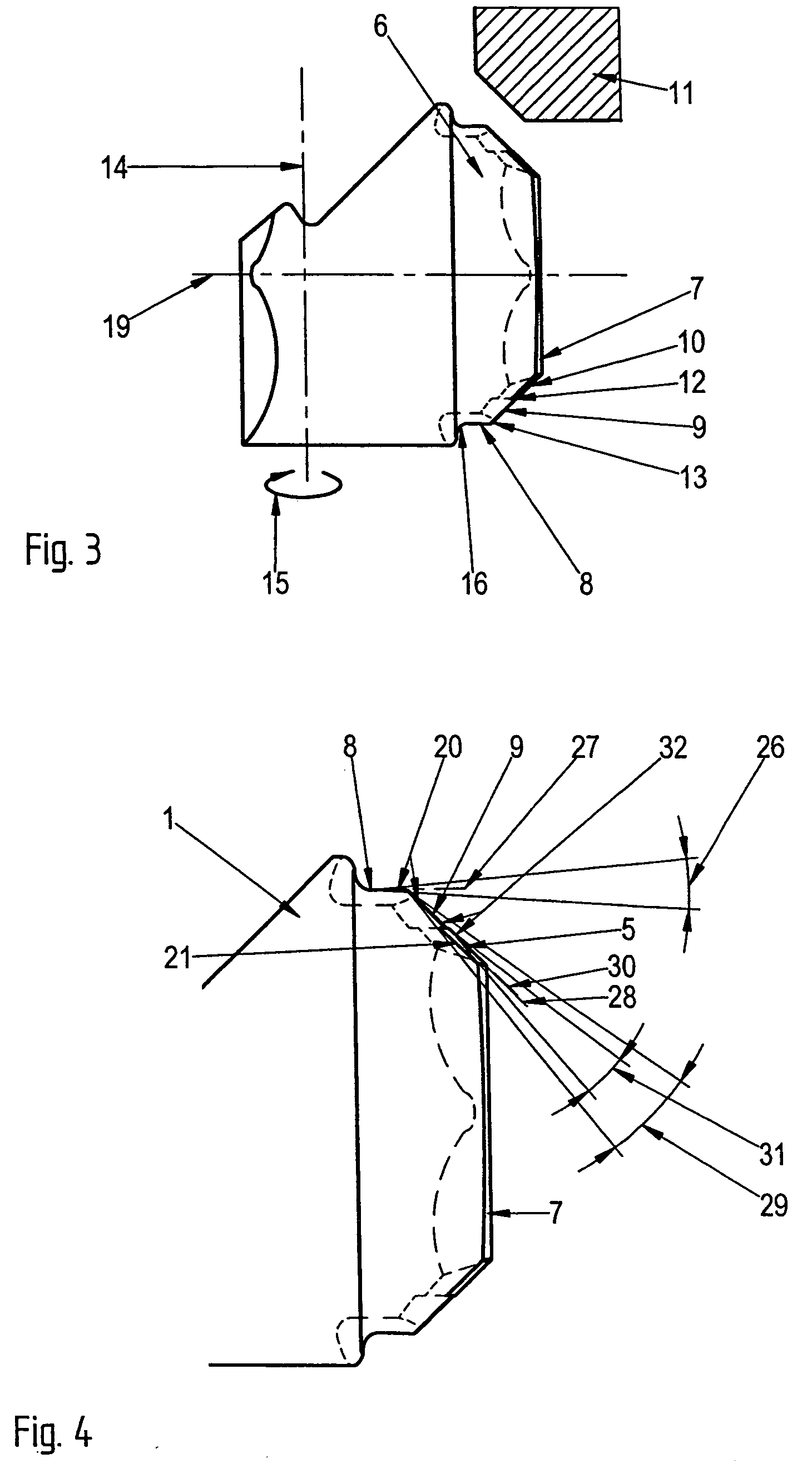 Deburring cutter for deburring edges of drilled holes