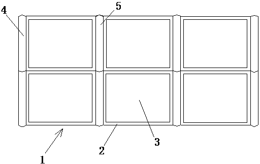 Dustproof easy-to-install roof solar cell module