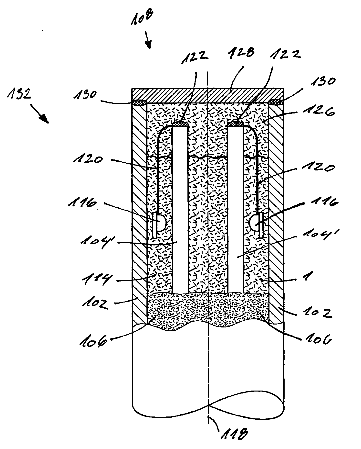 Temperature sensor unit and a method for making the same