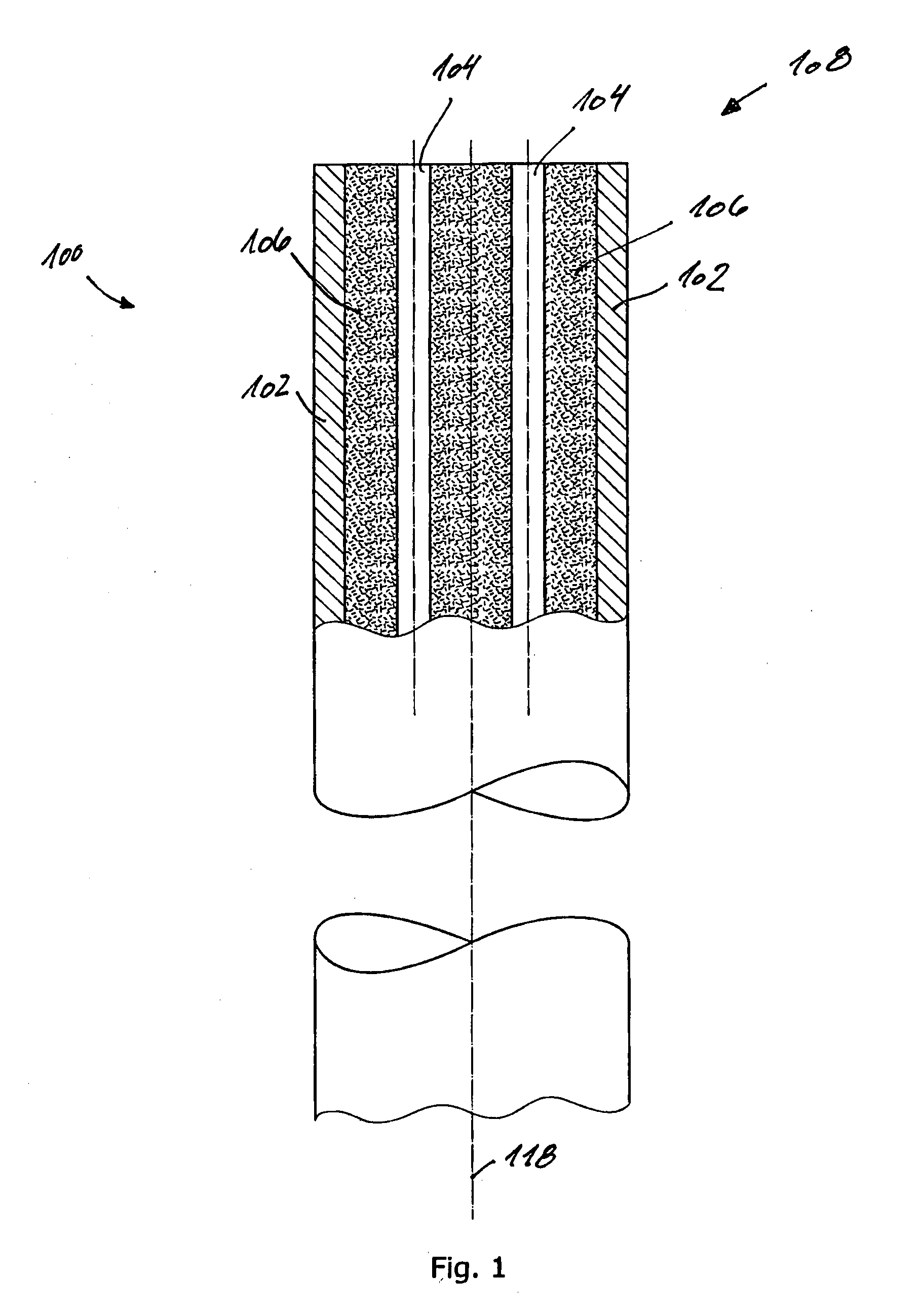 Temperature sensor unit and a method for making the same