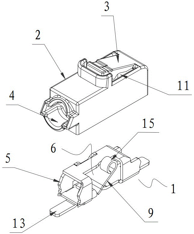 Wiring terminal connector for LED