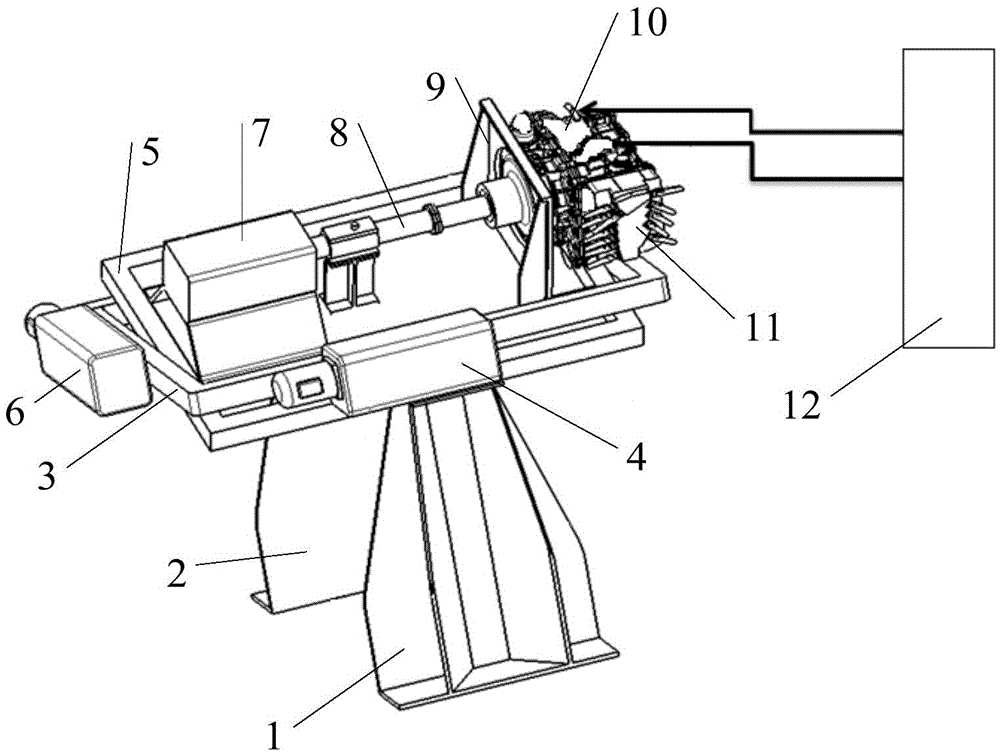 Apparatus for testing double-clutch automatic transmission lubricating system