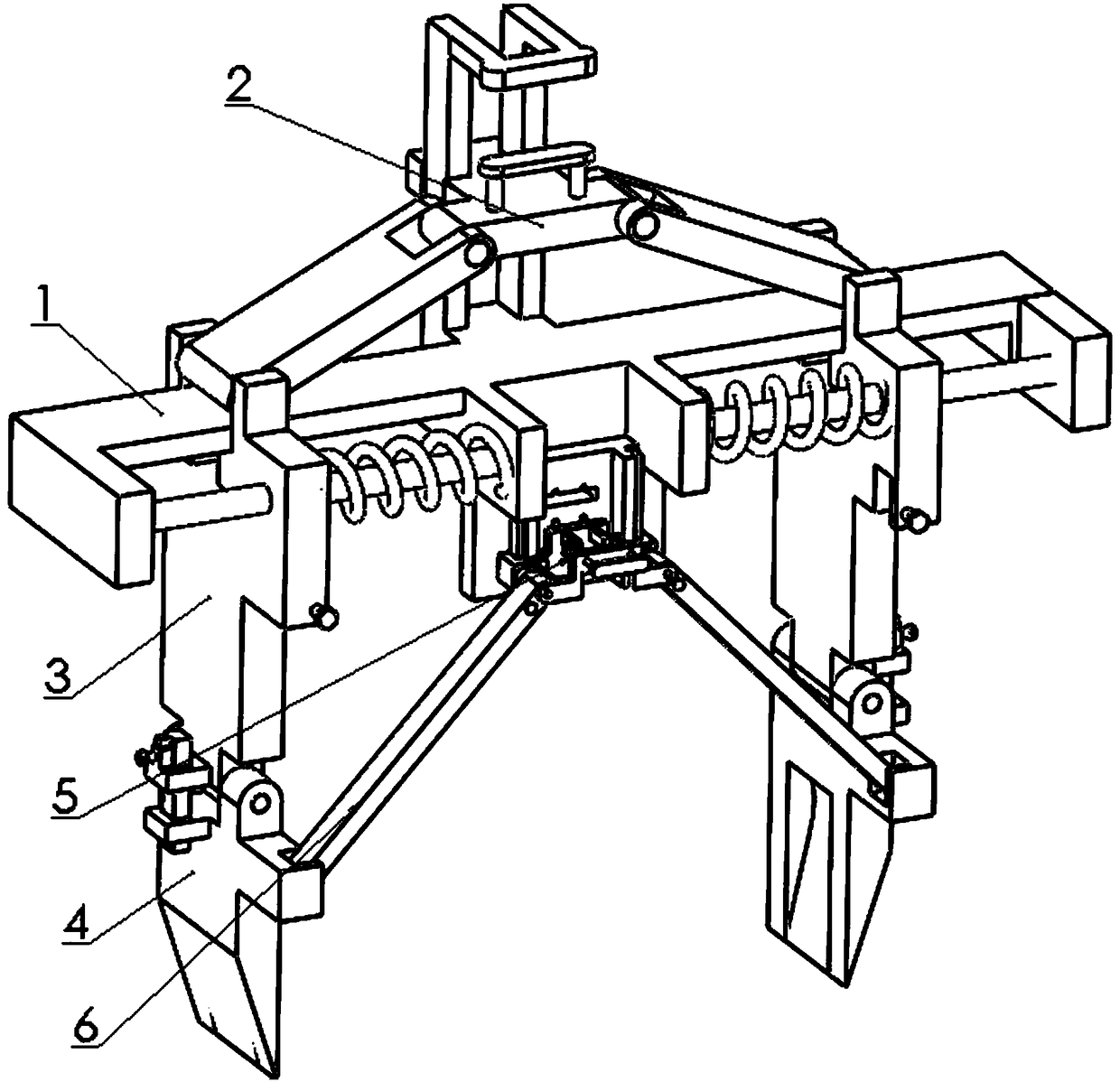 Waste transfer device in medical experiment