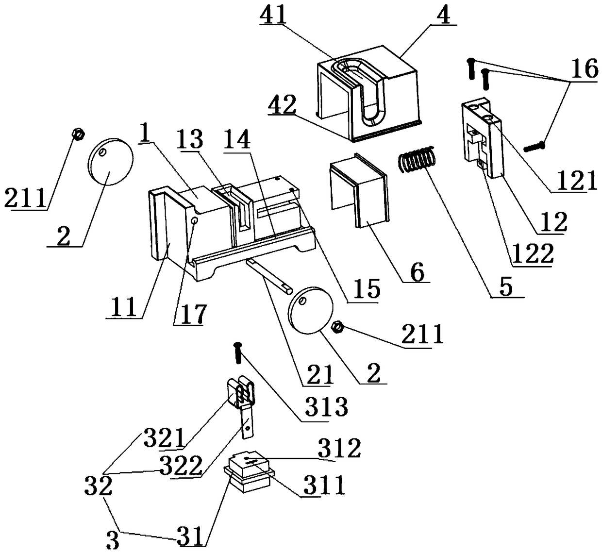 Connector and electric oven with same