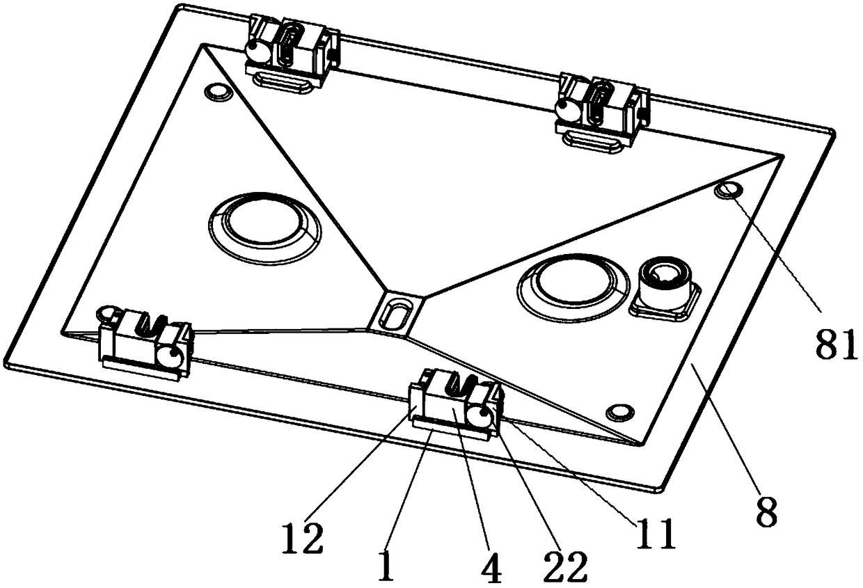 Connector and electric oven with same