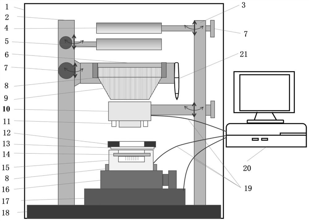 System and method for coupling optical fiber image transmitting element with photosensitive surface in image sensor