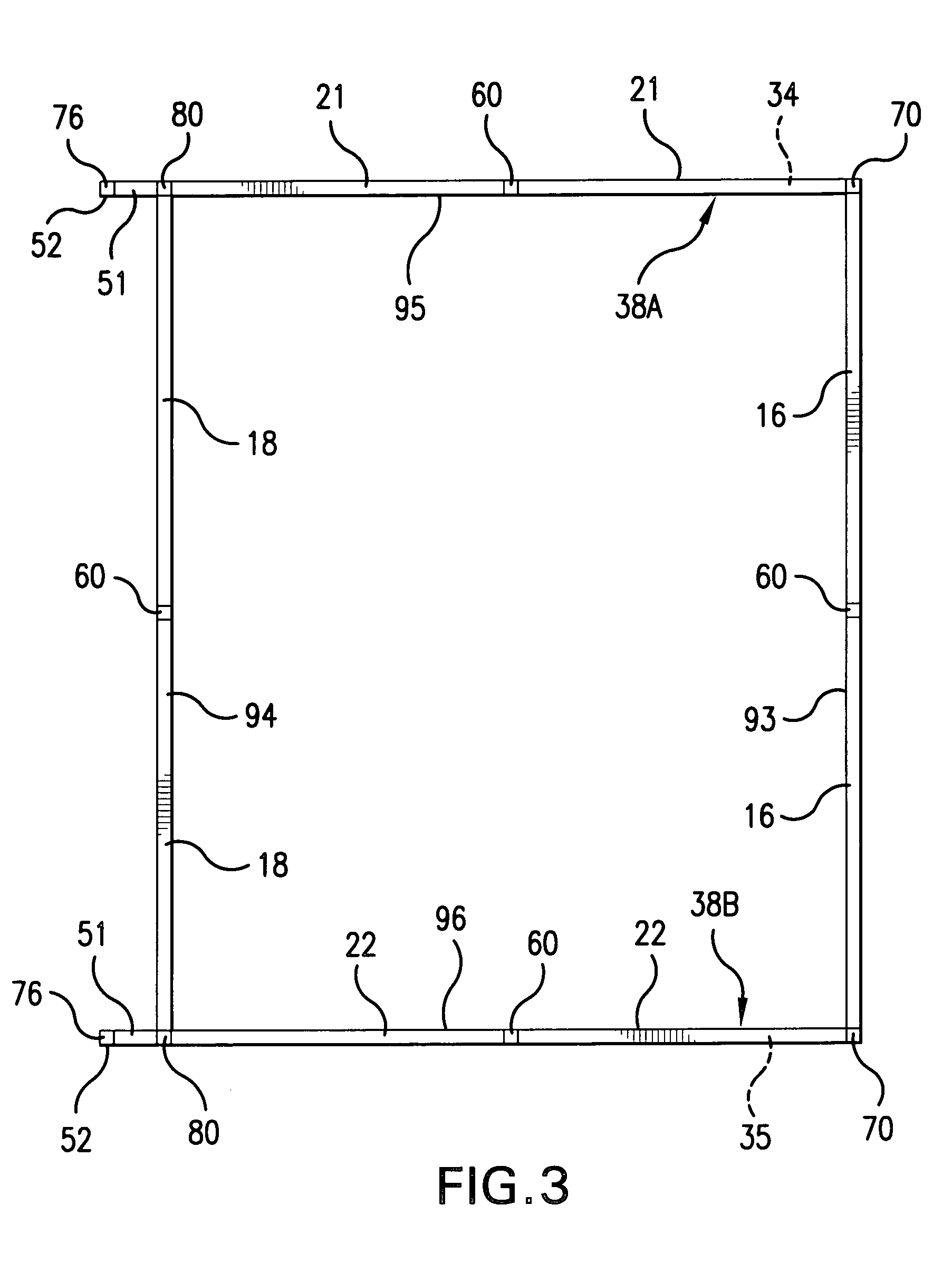 Modular table top display apparatus