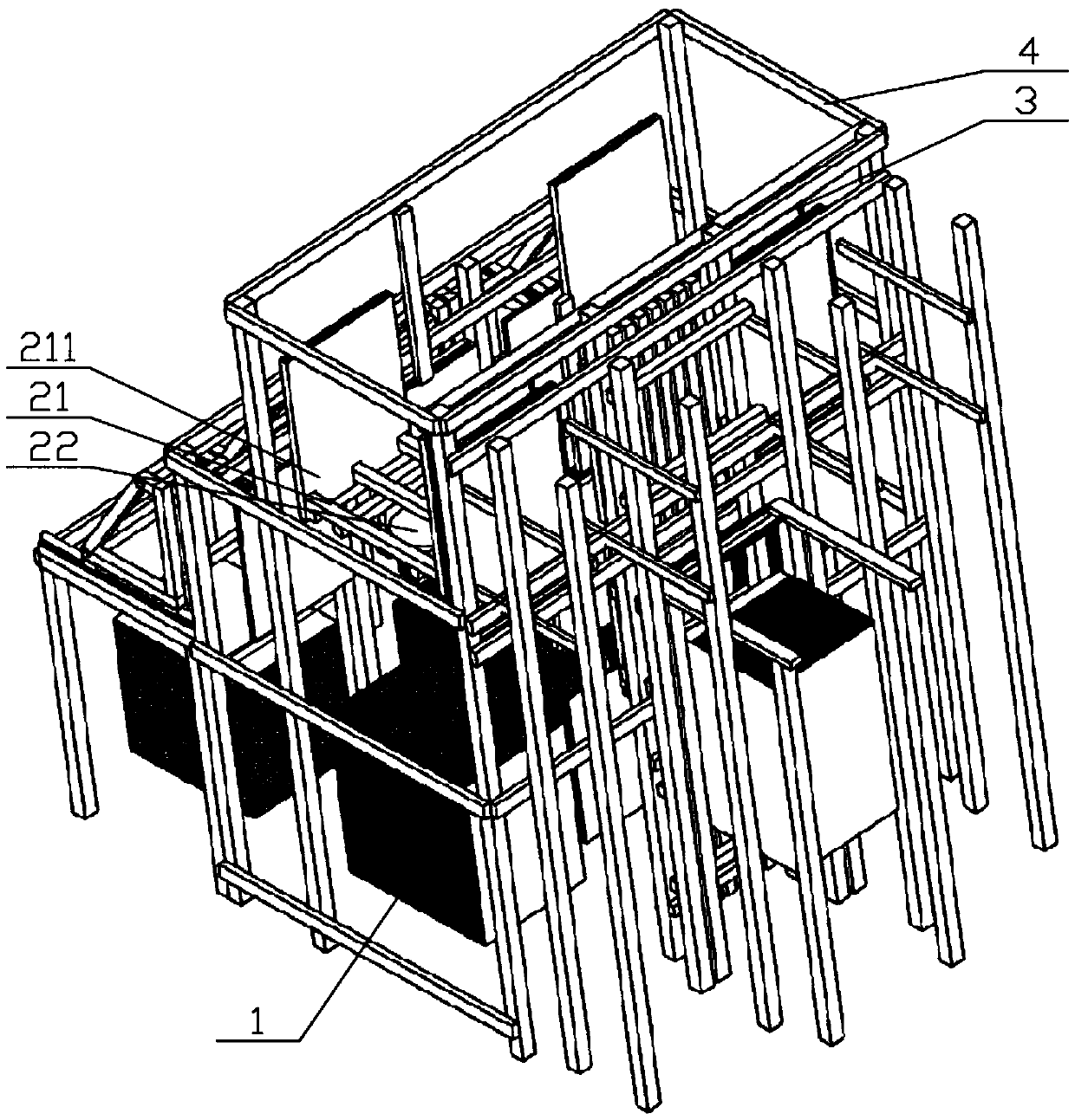 U-shaped tube grasping unit of a long U-shaped tube automatic intubation system with fin assembly