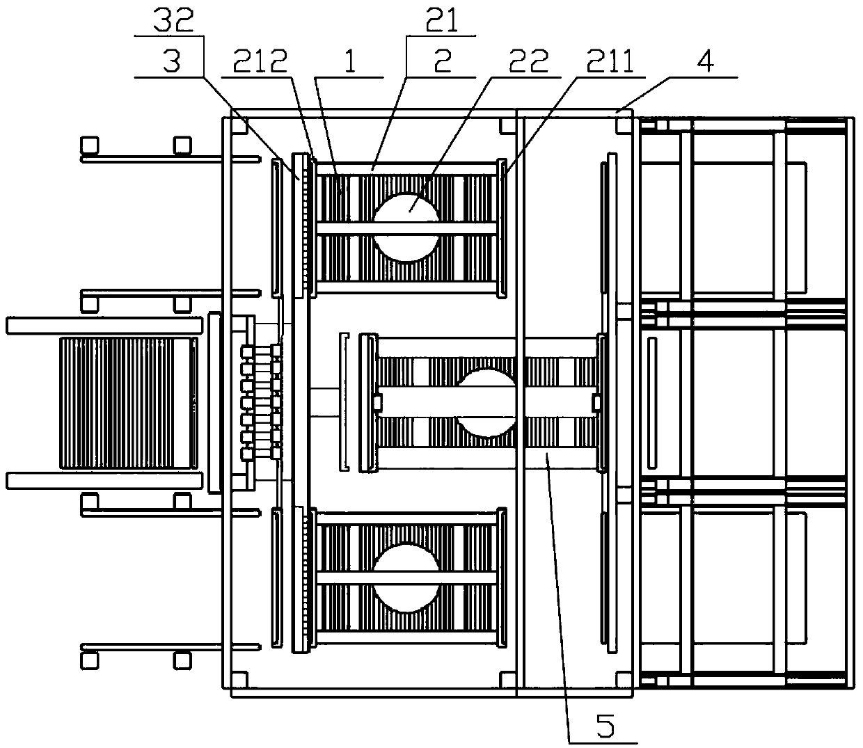 U-shaped tube grasping unit of a long U-shaped tube automatic intubation system with fin assembly