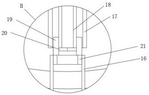 Clinical medical examination technology smear device with novel structure