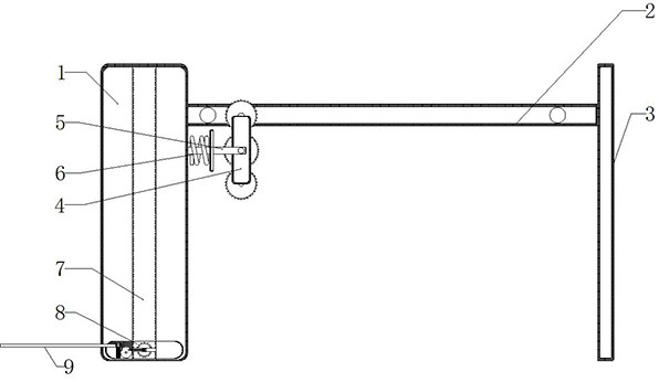 Non-ferrous metal metallurgy automatic transportation goods storage shelf device based on gear transmission