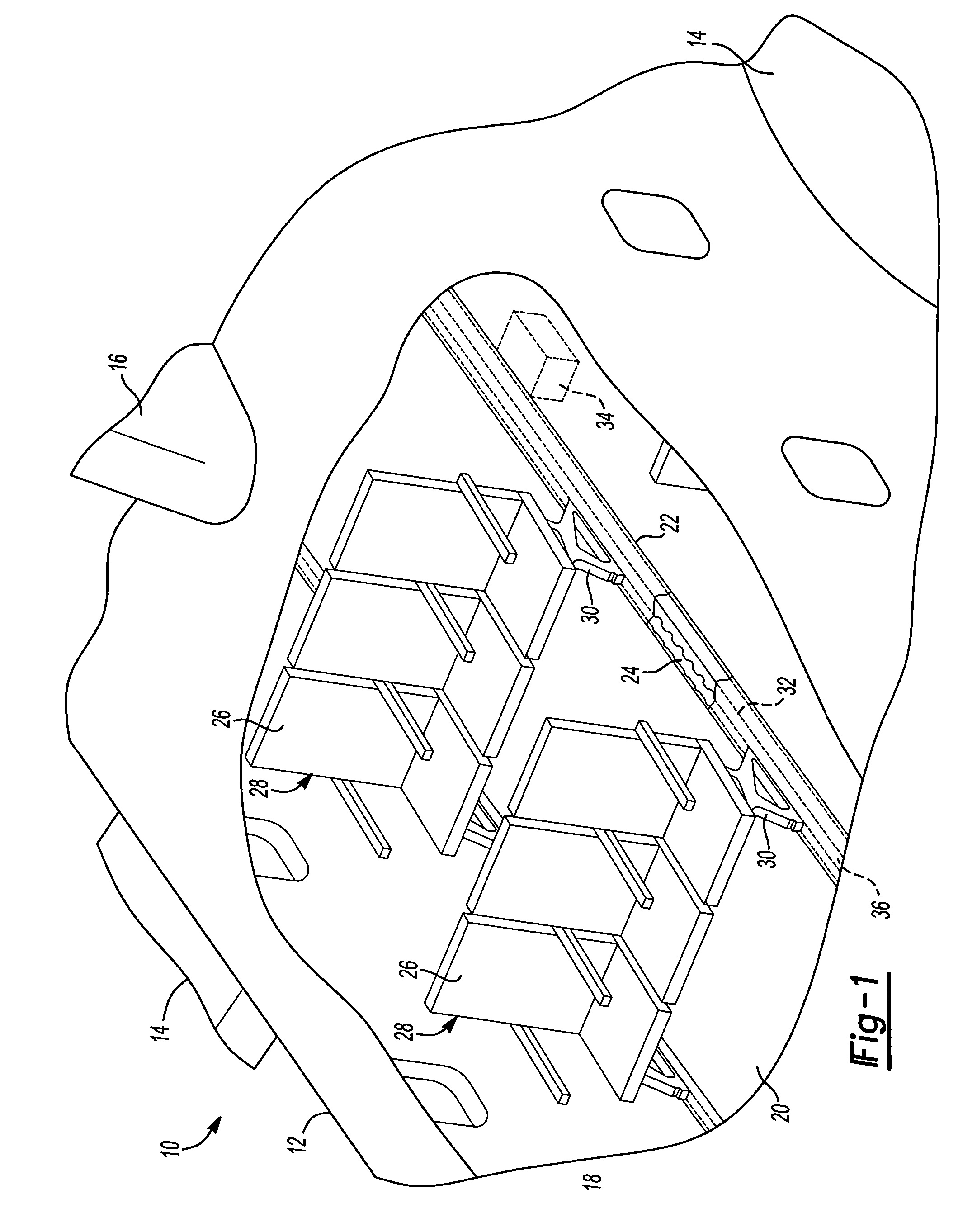 Seat power bus with discrete connection ports