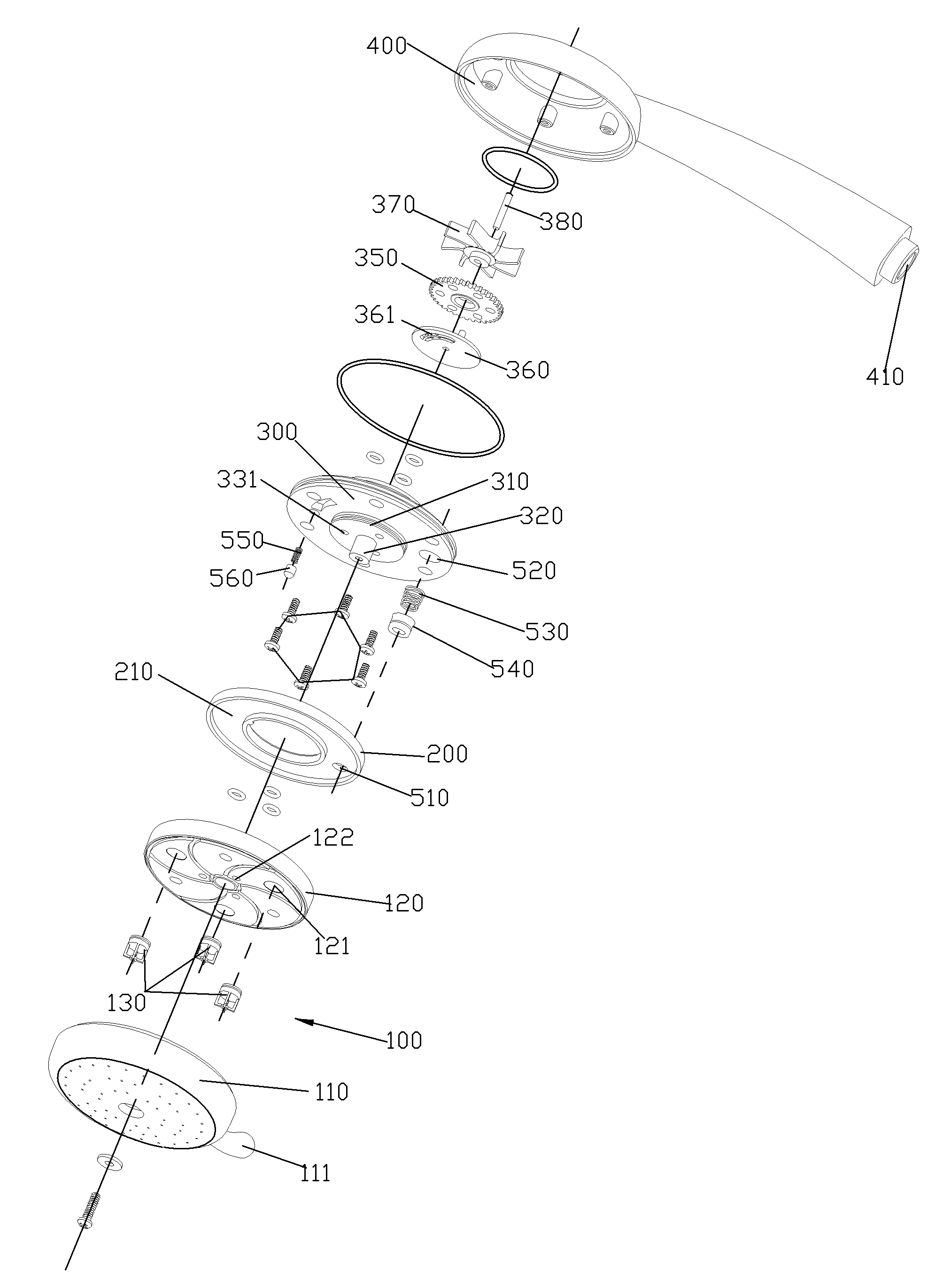 Multifunctional water outlet mechanism