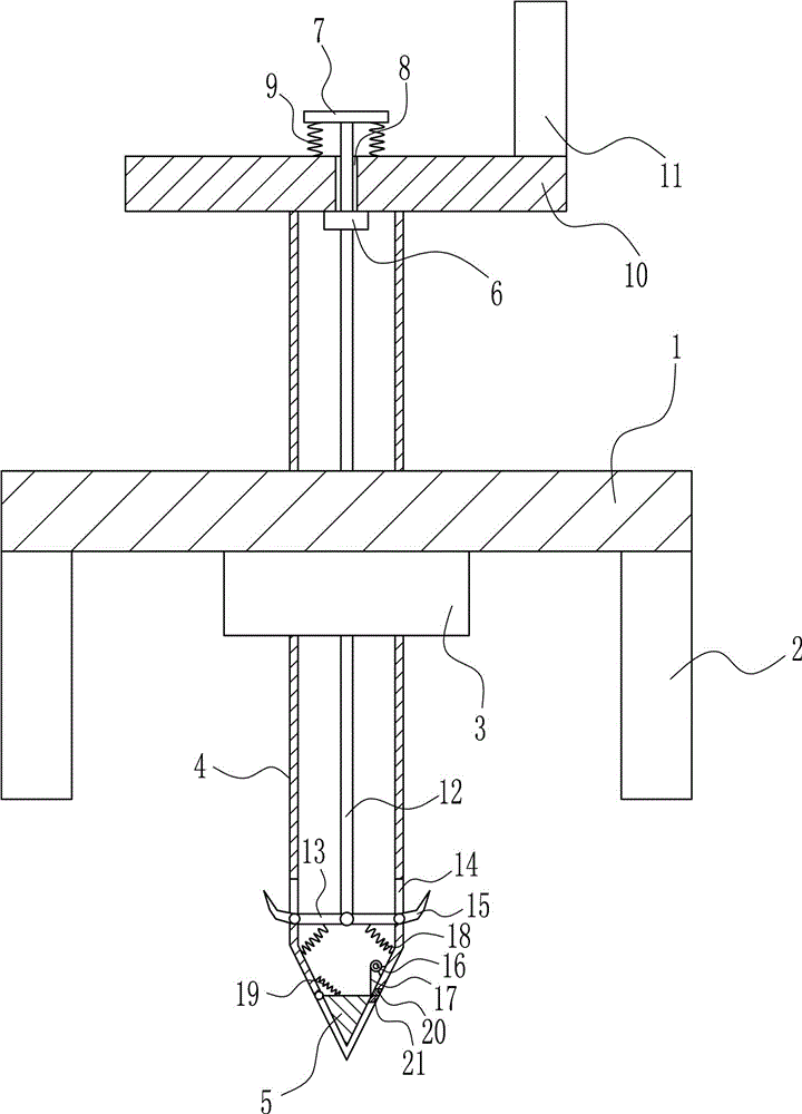 High-efficiency soil sampling apparatus for environmental detection