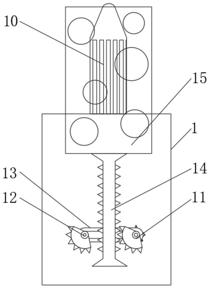 Temperature and humidity sensor provided with probe protection device and convenient to store