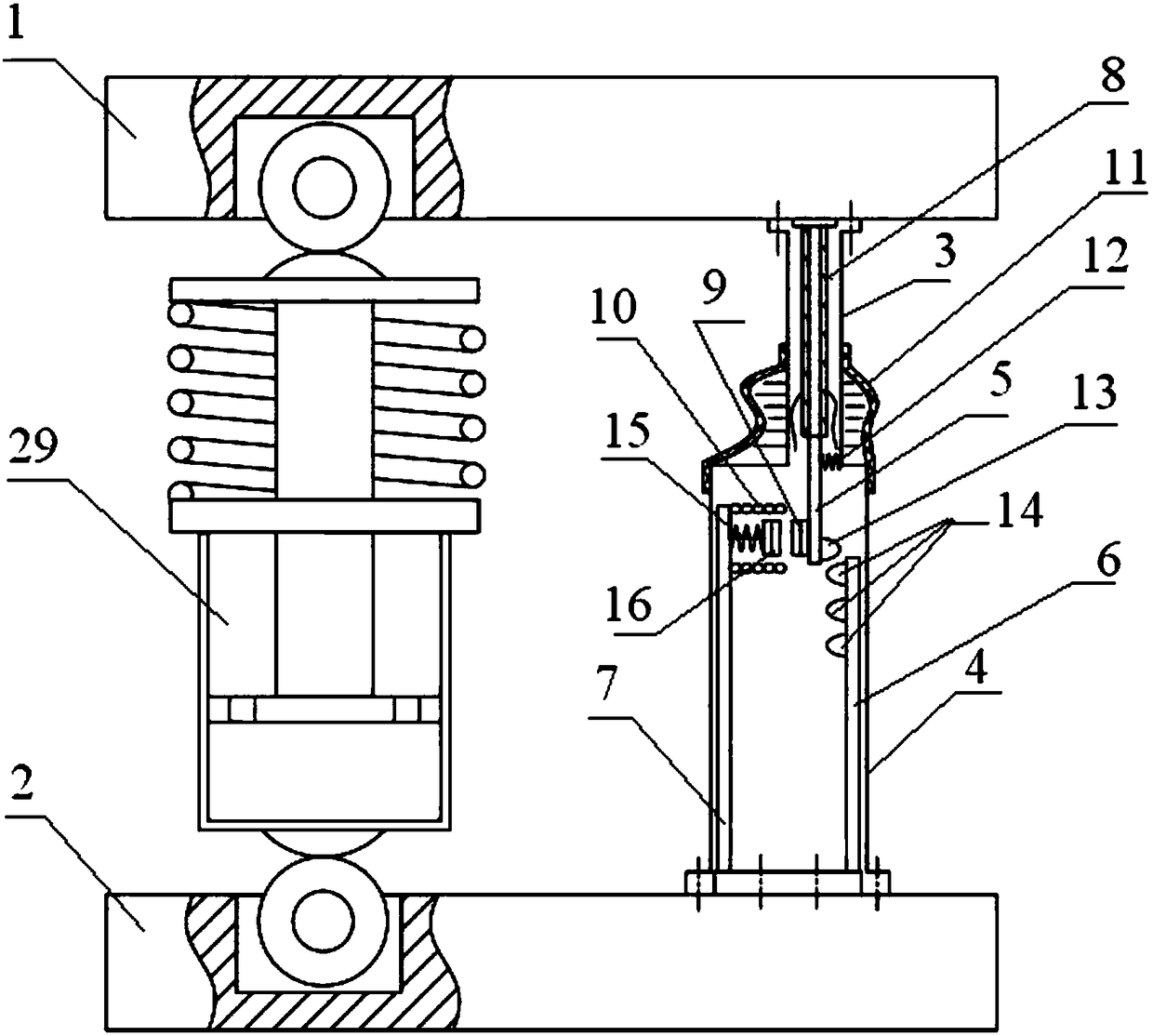 A Piezoelectric-Electromagnetic Composite Energy Harvesting Device Based on Automobile Suspension