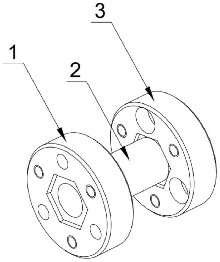 A kind of rigid coupling that can be used for high-speed rotary connection and its preparation method