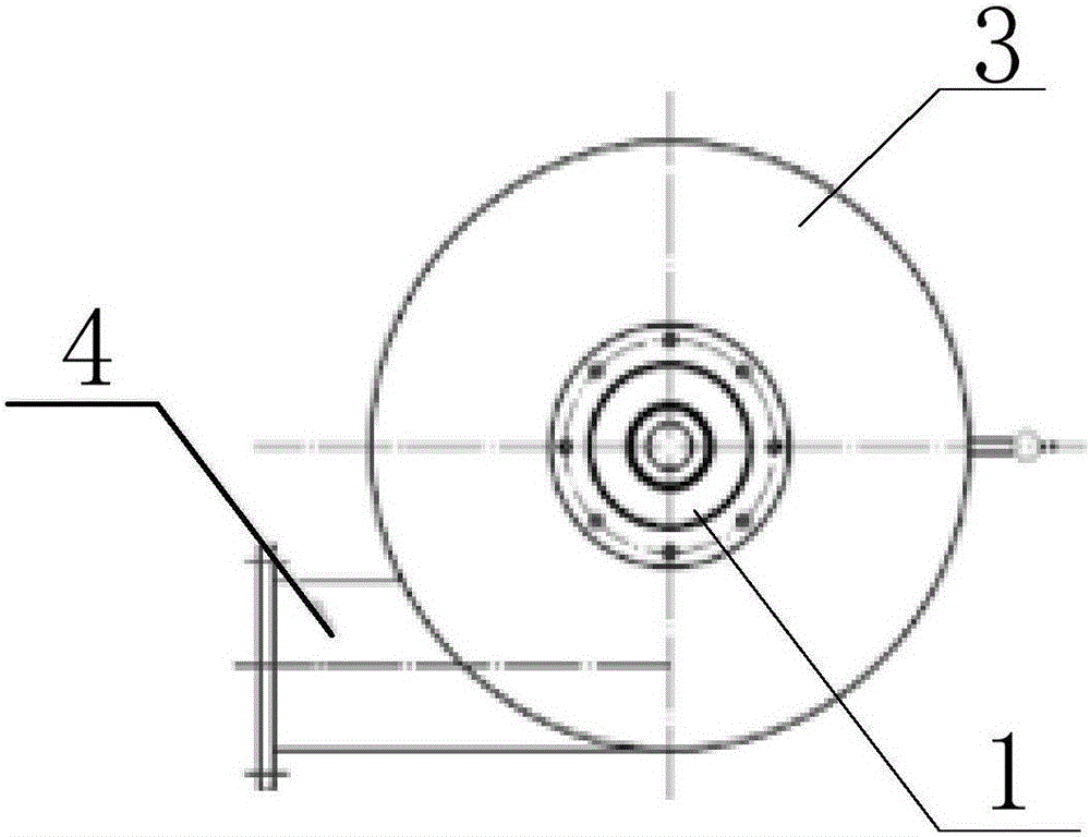 Collision type separator and biomass comprehensive utilization system