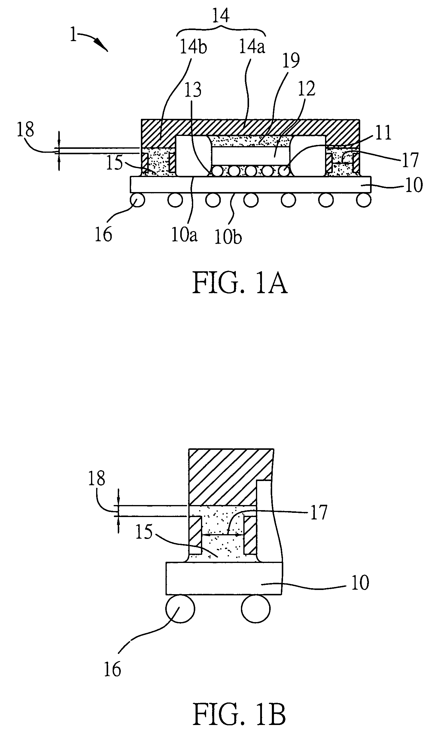 Heat dissipating structure and semiconductor package with the same