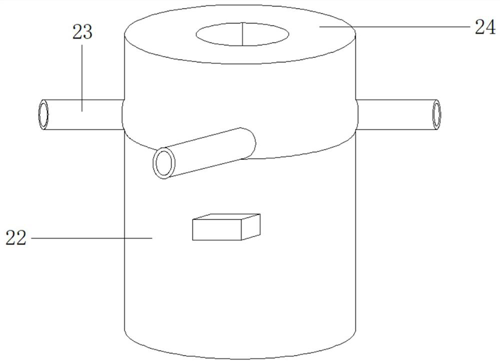 Road pit cleaning device