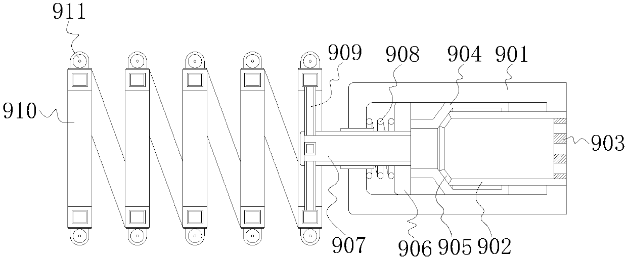 Aluminum bronze continuous casting furnace based on electromagnetic stirring and autonomous stirring