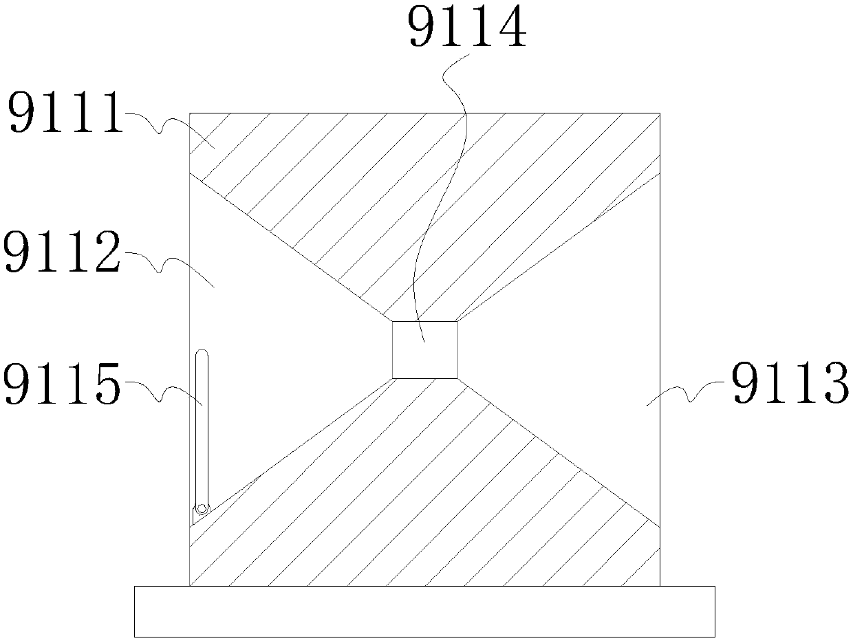 Aluminum bronze continuous casting furnace based on electromagnetic stirring and autonomous stirring