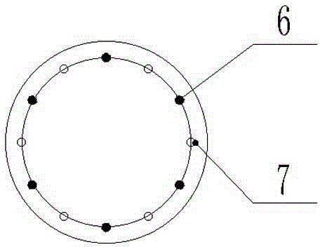 Variable rigidity energy consumption type joint for connecting tubular pile head with bearing platform