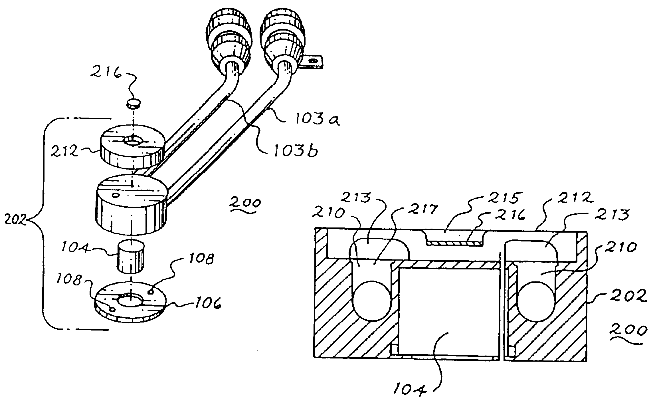 Tungsten composite x-ray target assembly for radiation therapy