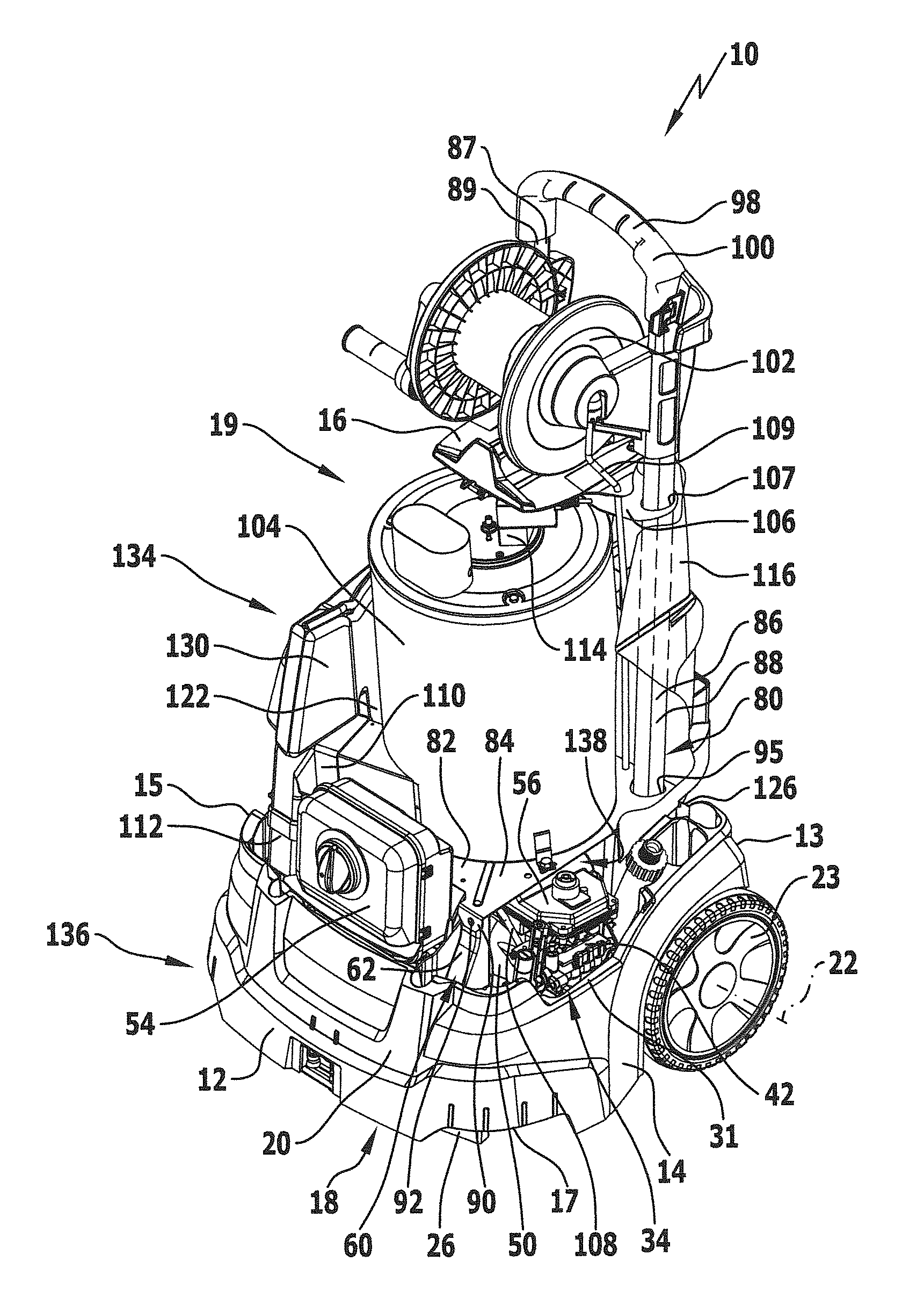 High-pressure cleaning appliance