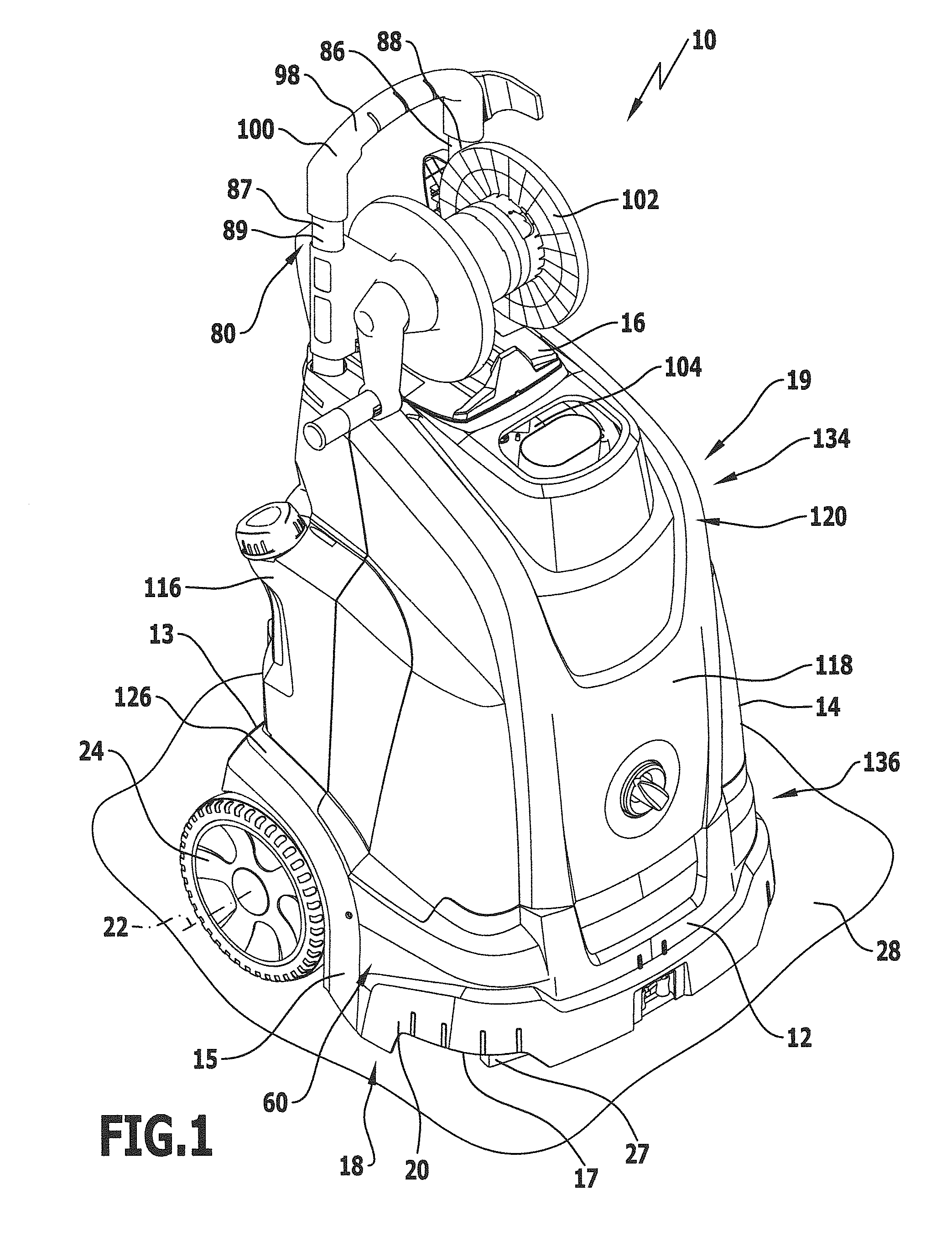 High-pressure cleaning appliance