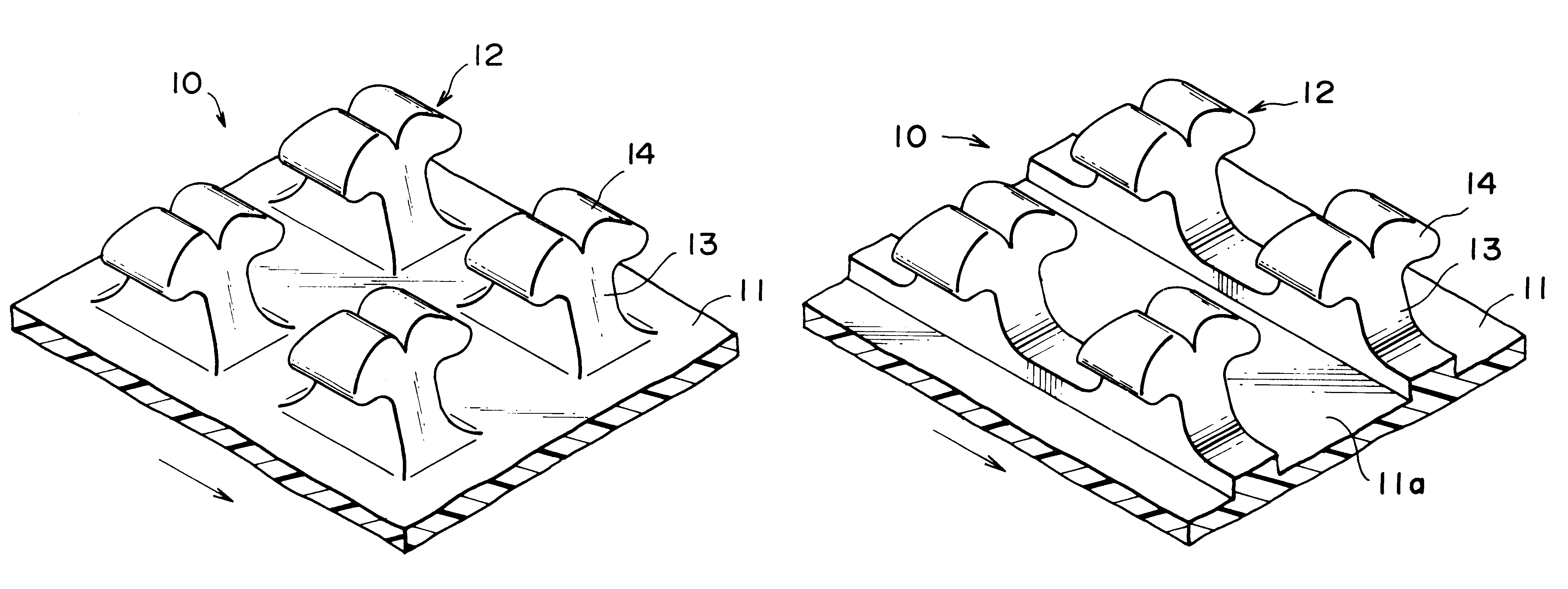 Molded surface fastener, and molding method and molding apparatus of the same