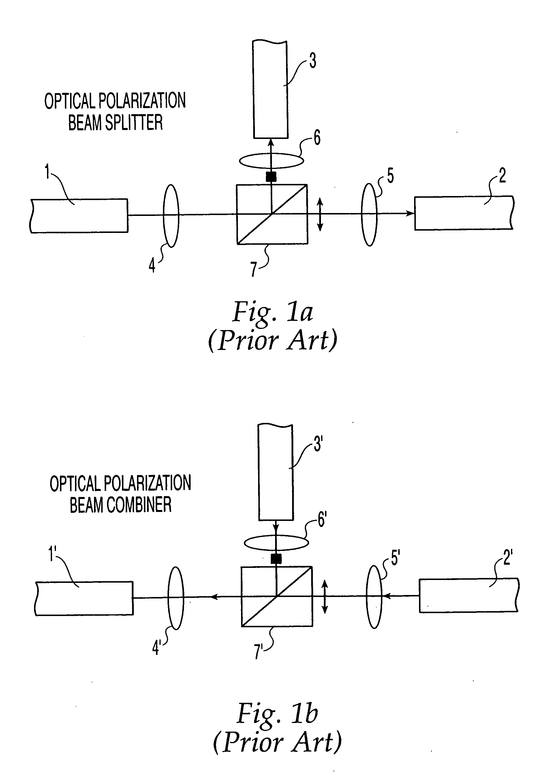 Optical polarization beam combiner/splitter