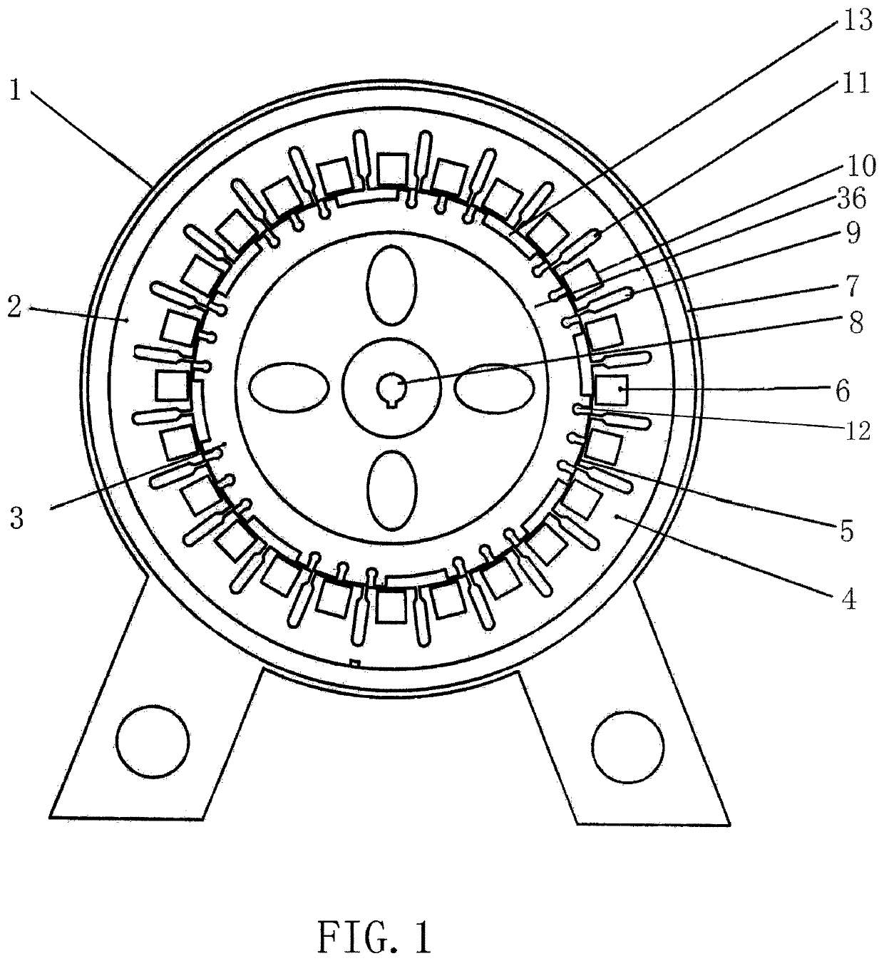 AC permanent magnet motor