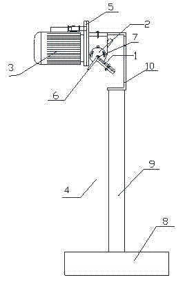 Fin slope machining device