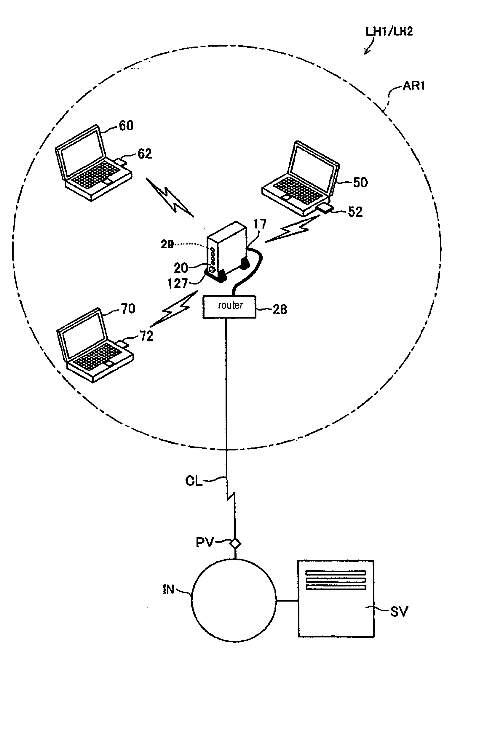 Cipher key setting system, access point, wireless LAN terminal, and cipher key setting method