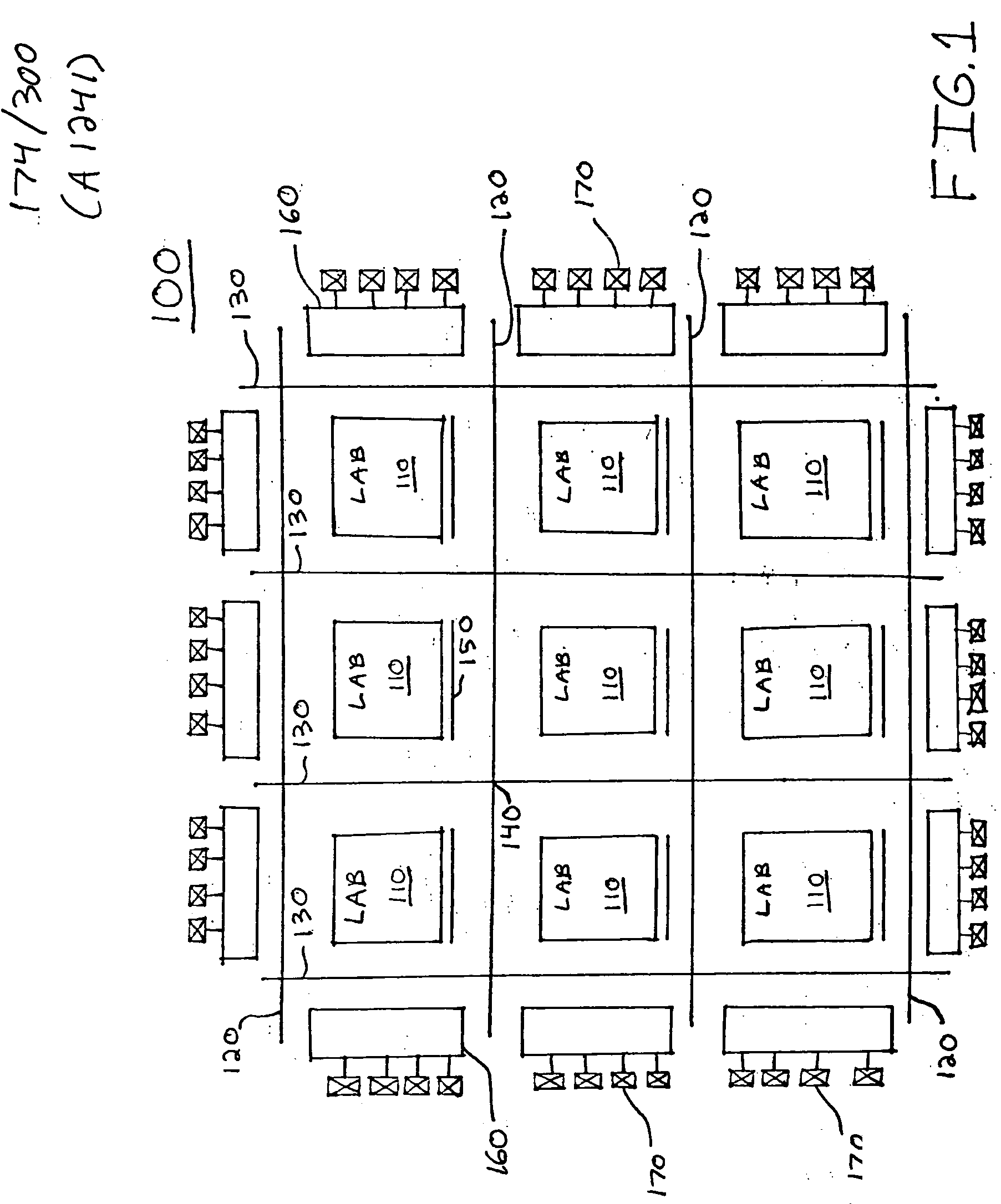 Routing architecture with high speed I/O bypass path