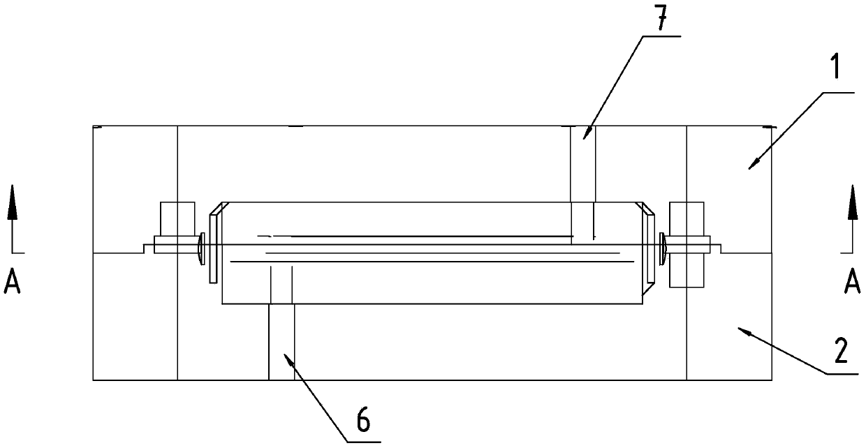 Large internal high-pressure forming die