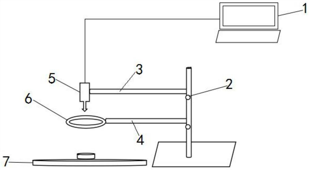 Vision-based mark-point-free bearing retainer contact angle measurement system and method