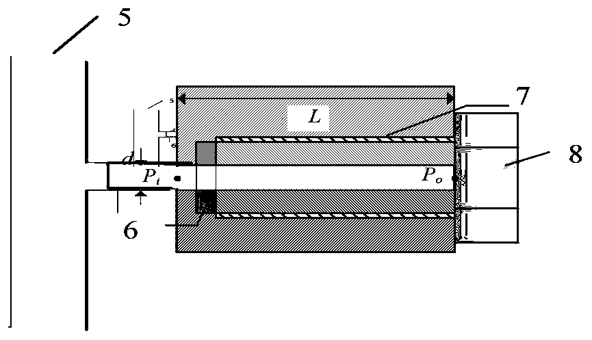 Vortex street cross-correlation flowmeter based on micro transient pressure sensors