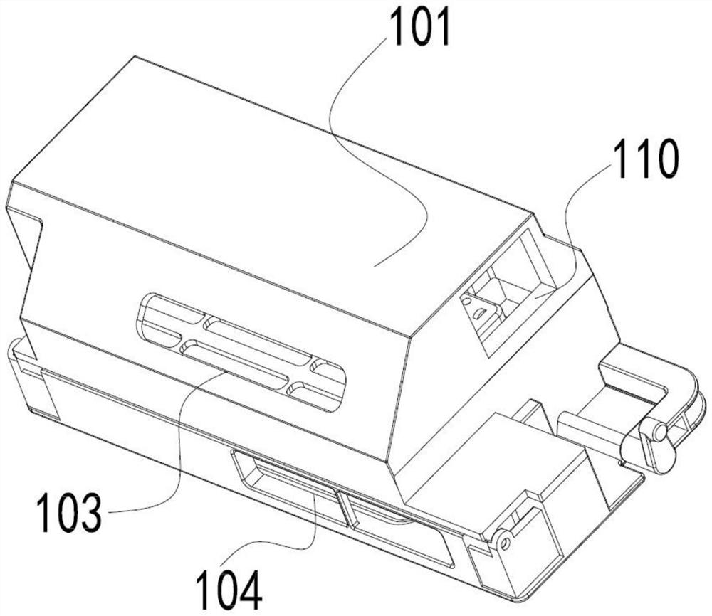 Dust box and cleaning robot system thereof