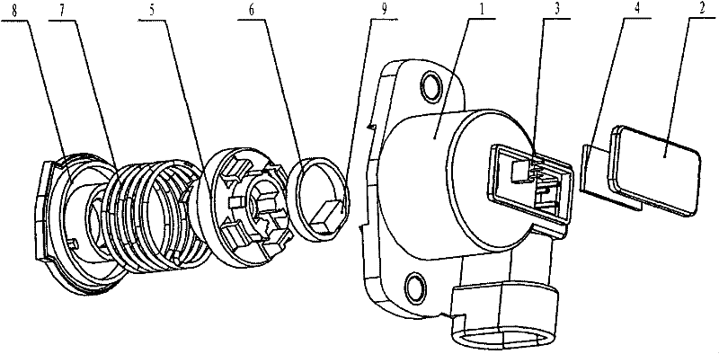 Non-contact vehicle gear sensor