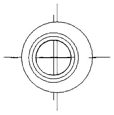 Self-compensating contact heel group for railway