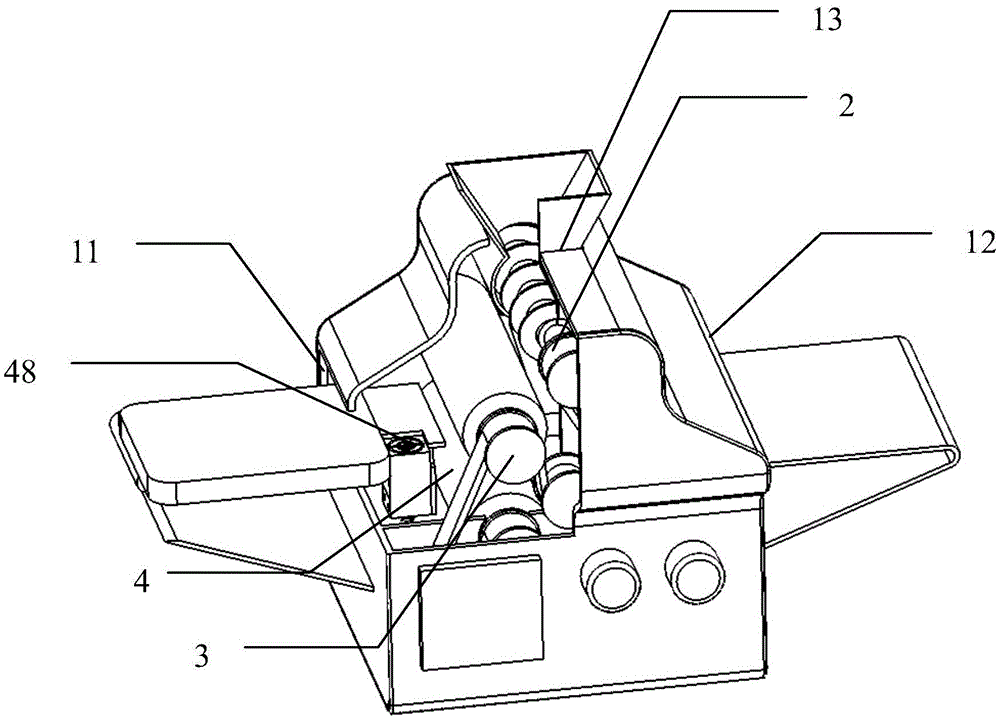 Toast sauce smearing machine