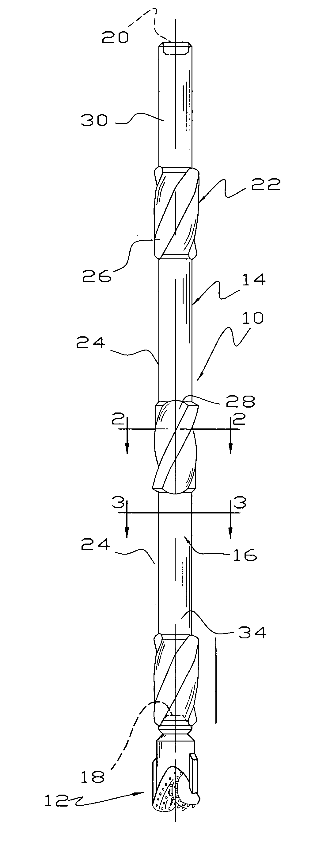 Technique for drilling straight bore holes in the earth