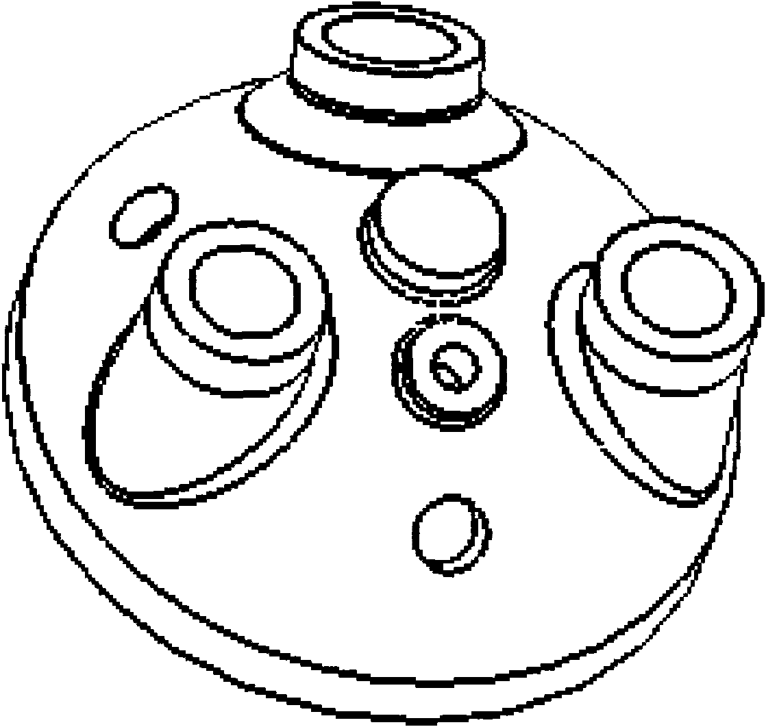 Production method for water chamber head of nuclear power equipment