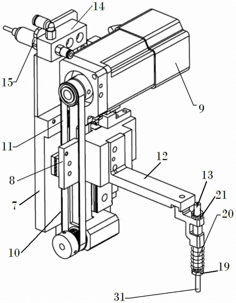 QFP chip appearance sampling inspection system based on PC controlling