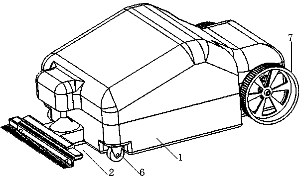 Stepping full-automatic weeding machine