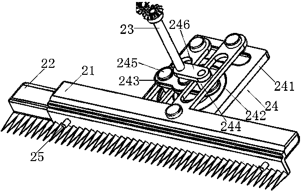 Stepping full-automatic weeding machine